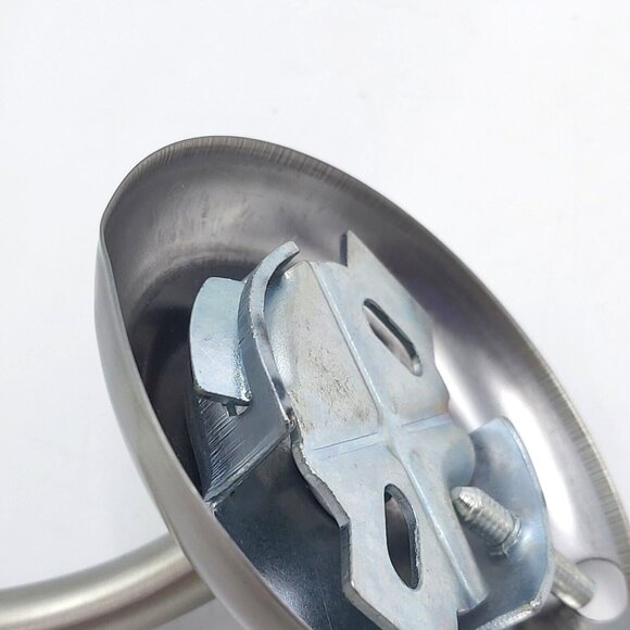 IKEA LILLHOLMEN Glass Wall Shelf With Brushed Aluminum Mounts-400.741.69 - Picture 5 of 10